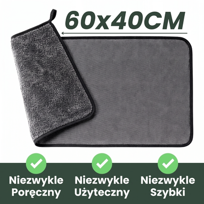 Lumpinioo - Ściereczka do czyszczenia okien i szklanych drzwi (60 × 40 cm)