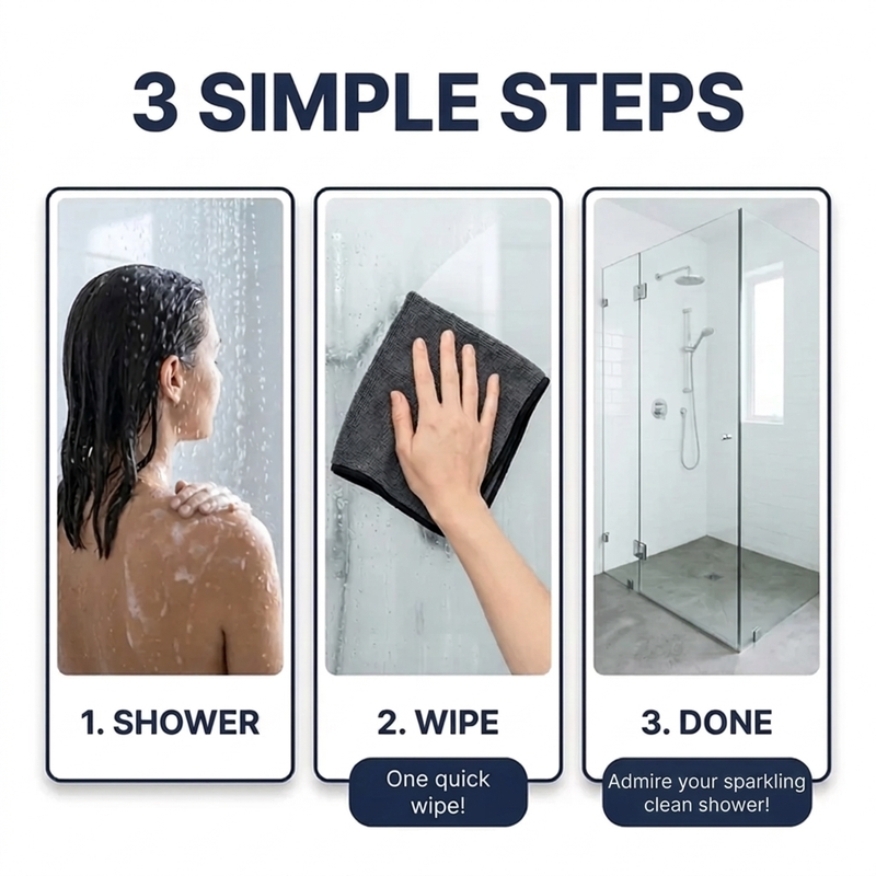 Lumpinio – showers & bathrooms (60 × 40 cm)